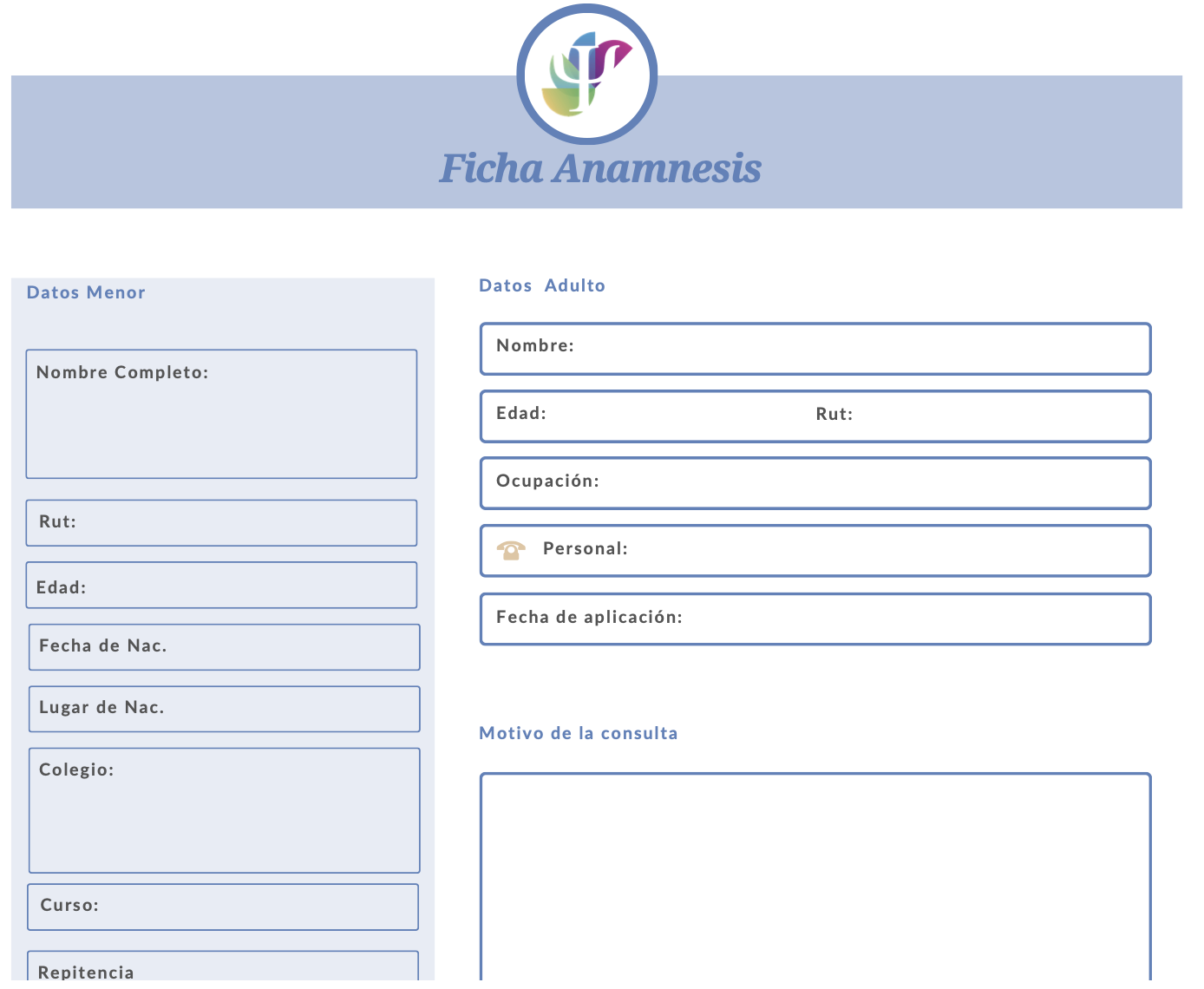 ¿Para qué sirve una ficha de Anamnesis en Psicología?
